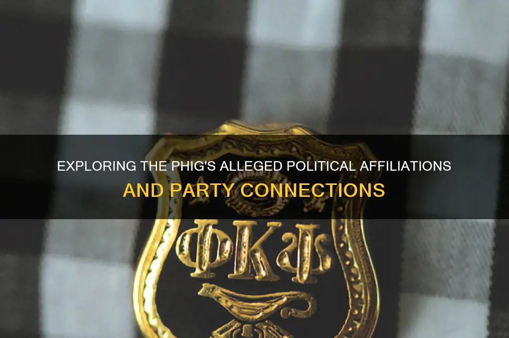 does the phig have ties to any political parties