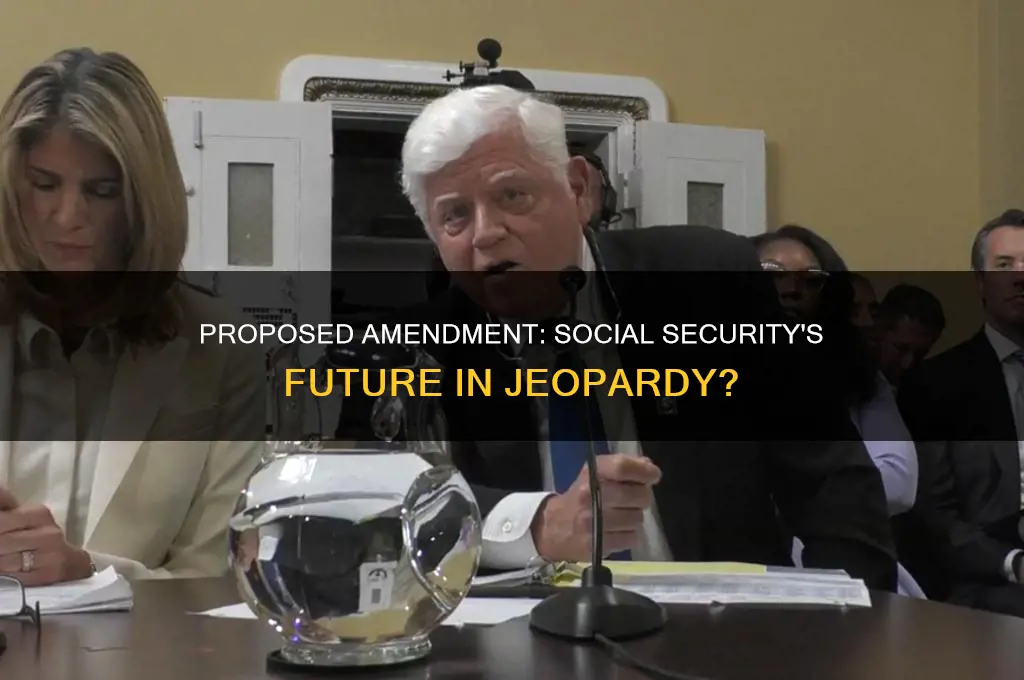 does the proposed constitutional balanced budget amendment harm social security