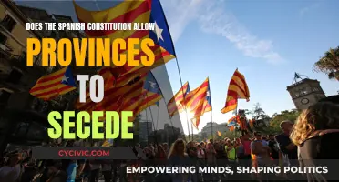 Spanish Constitution: Can Provinces Secede Legally?