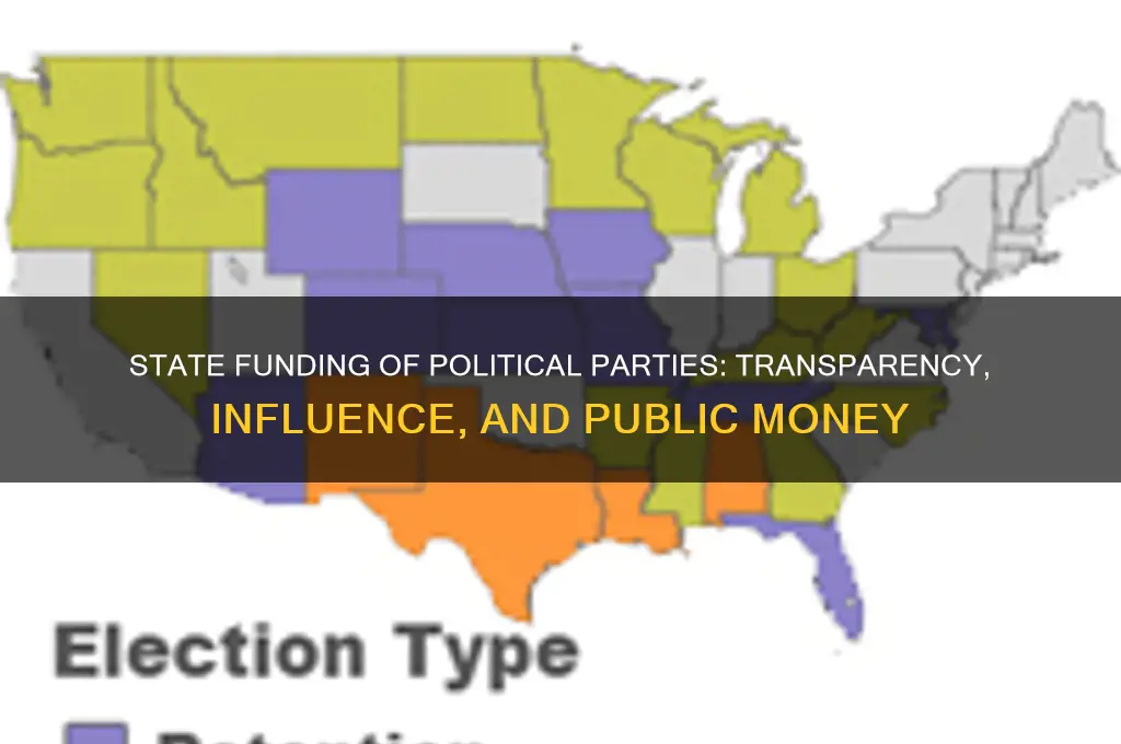 does the state finance political parties