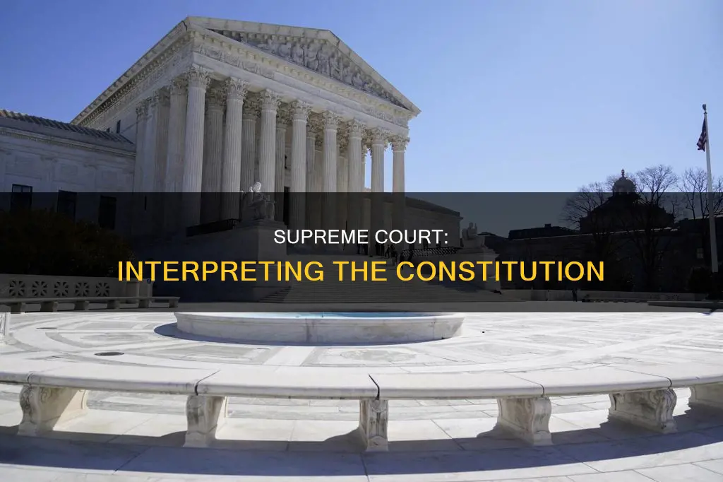 does the supreme court rule on constitutional questions
