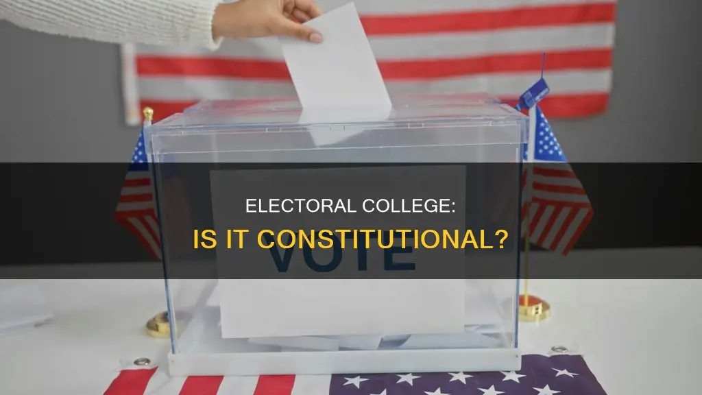 does the term electoral college appear in the constitution