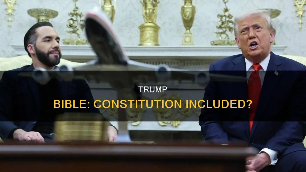 does the trump bible have the constitution in it