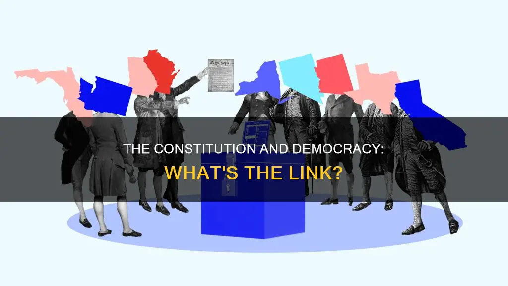 does the u s constitution mention about democracy