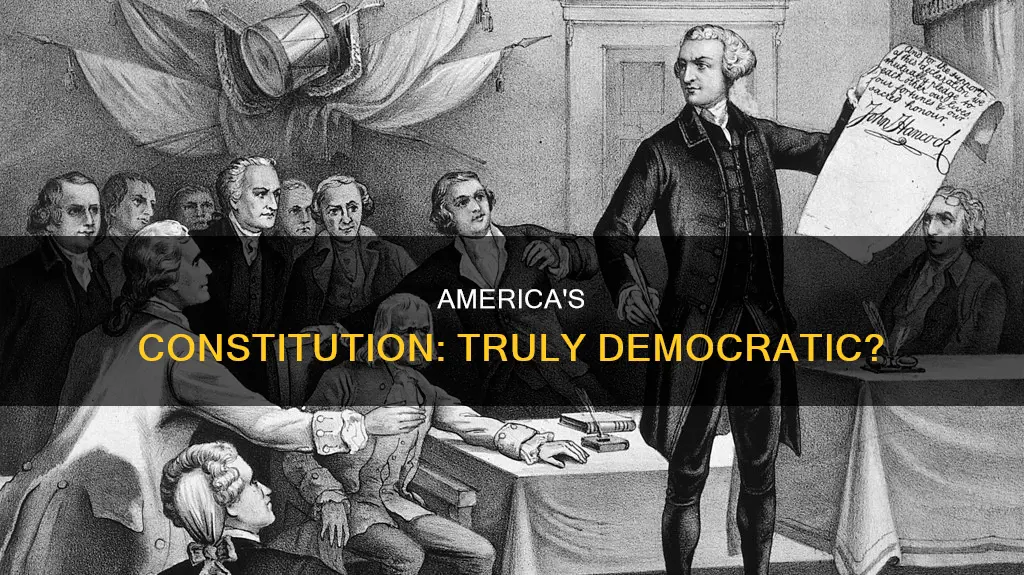 does the u s have a democratic constitution