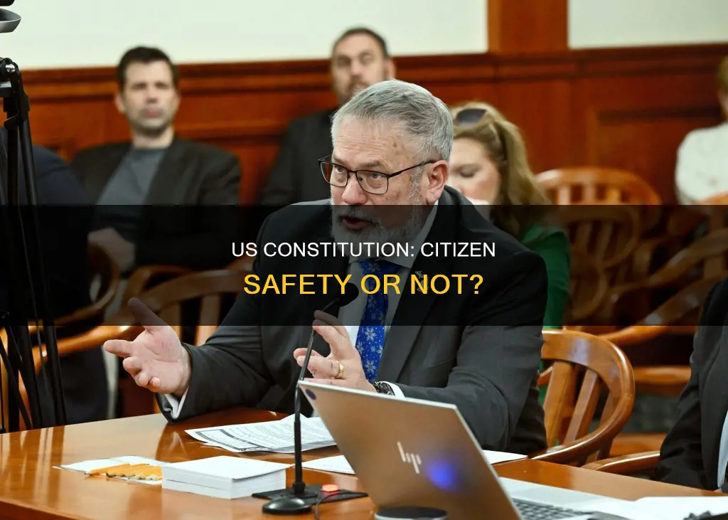 does the us constitution guarantee safety for its citizens