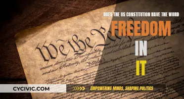 The US Constitution: Where's the Word "Freedom"?