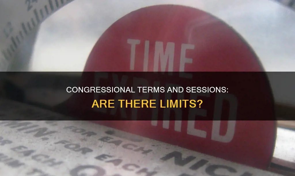 does the us constitution limit congressional terms and sessions