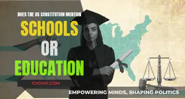 The US Constitution: Education and Schools Mentioned?