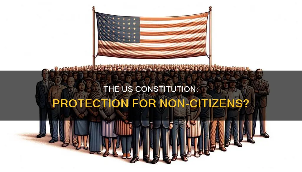 does the us constitution provide protection for no citizens