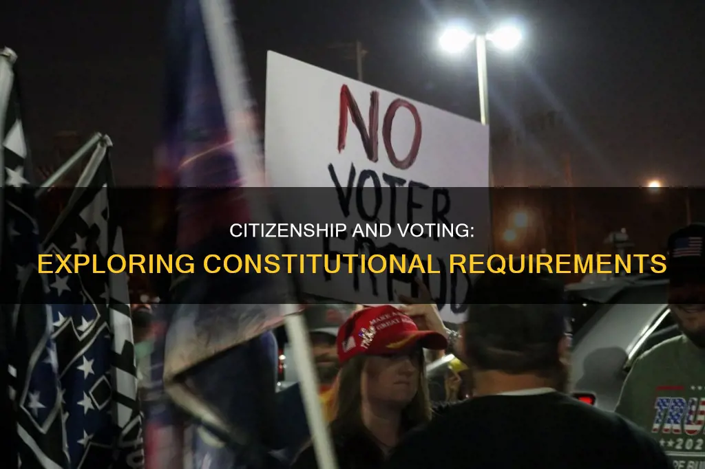 does the us constitution require citizenship to vote