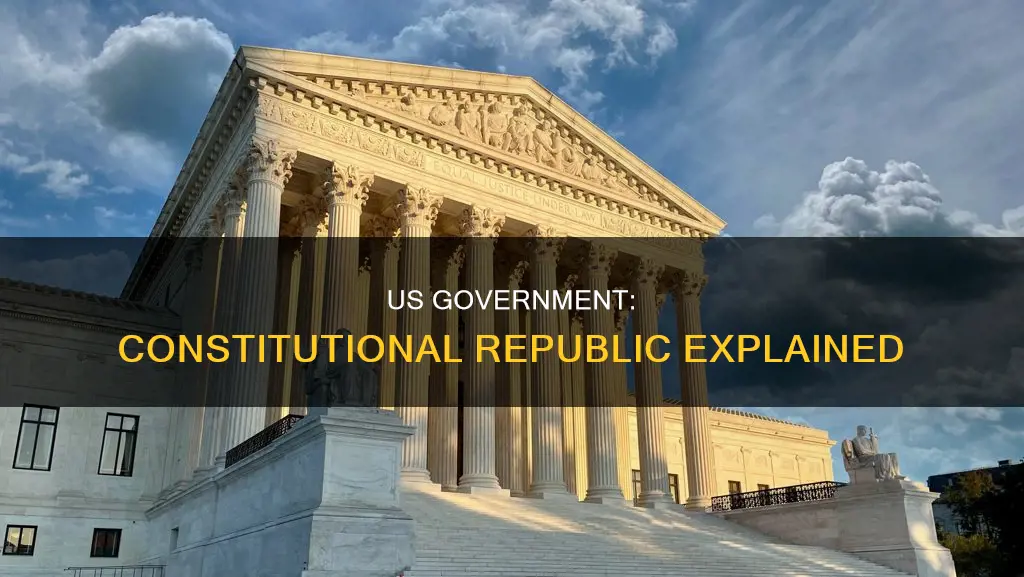 does the us have a constitutional republic system