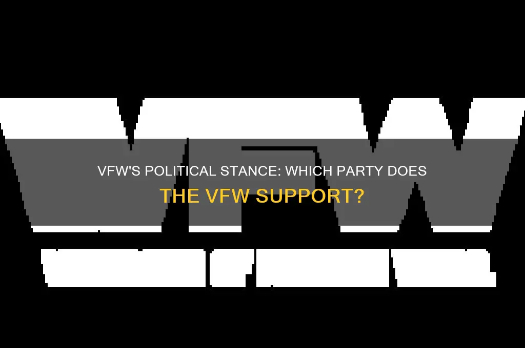 does the vfw support a political party