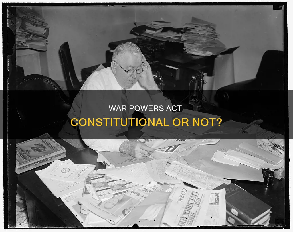 does the war powers act follow the constitution