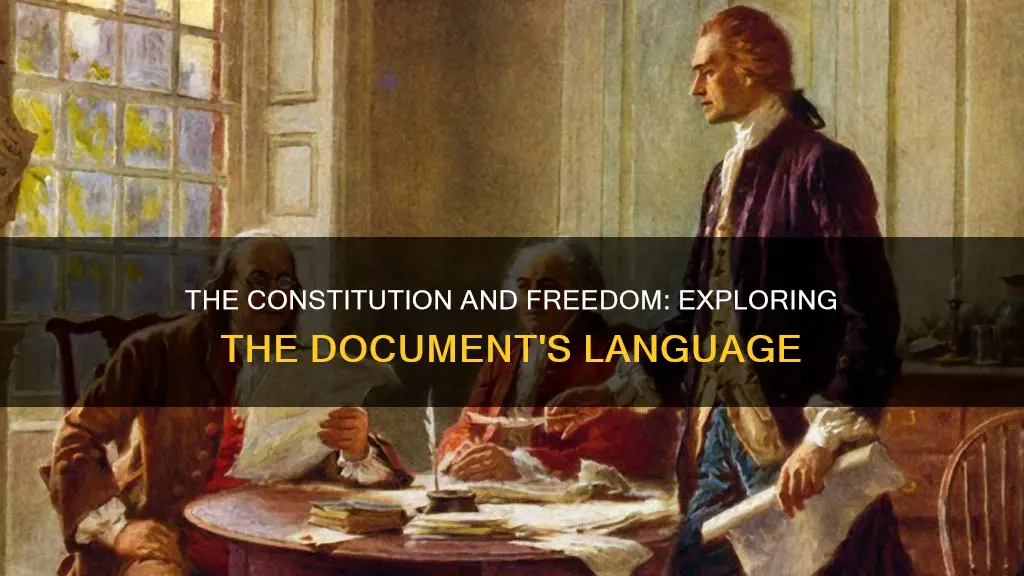 does the word freedom appear in the constitution