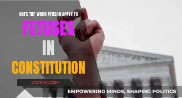 Personhood in the Constitution: Does It Include Fetuses?