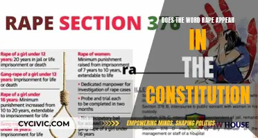 The US Constitution and the Word "Rape": A Legal Analysis