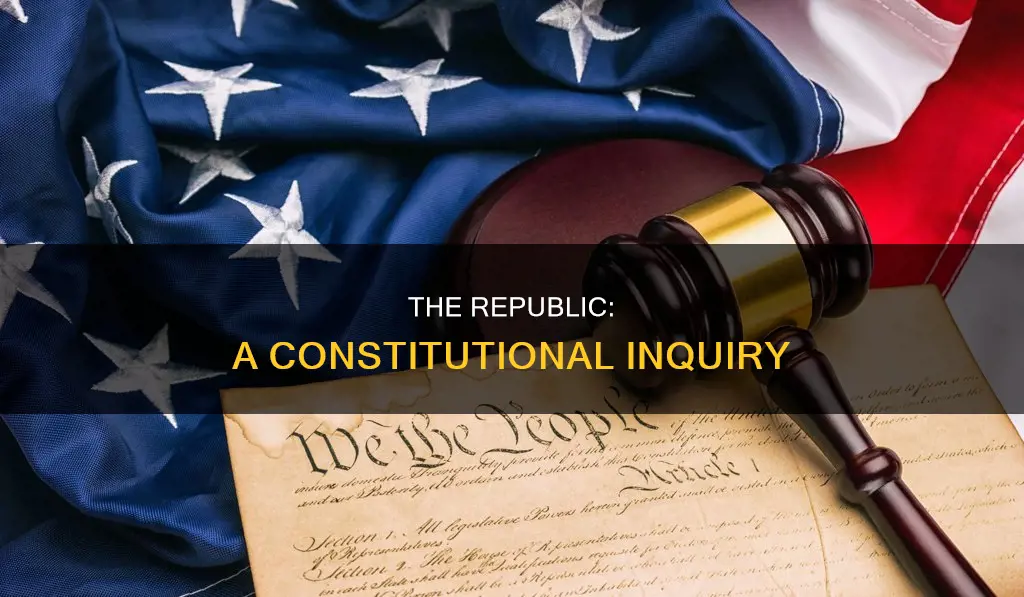 does the word republic appear in the constitution