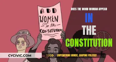 The Constitution's Omission of the Word "Woman