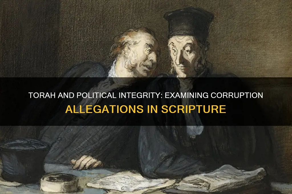 does torah promote political corruption