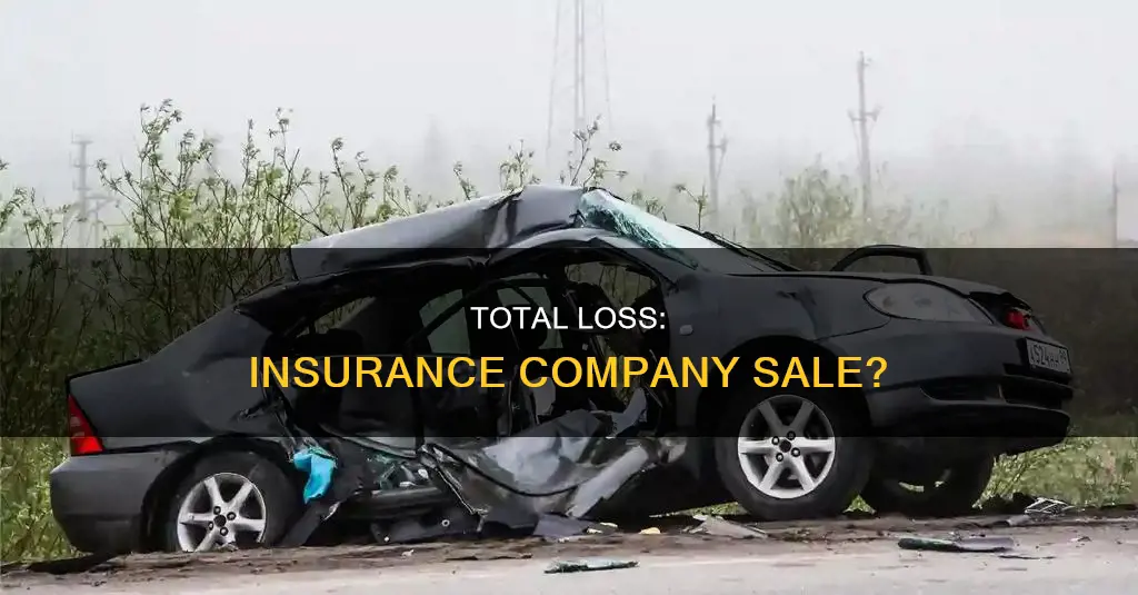 does total loss constitute sale to insurance company