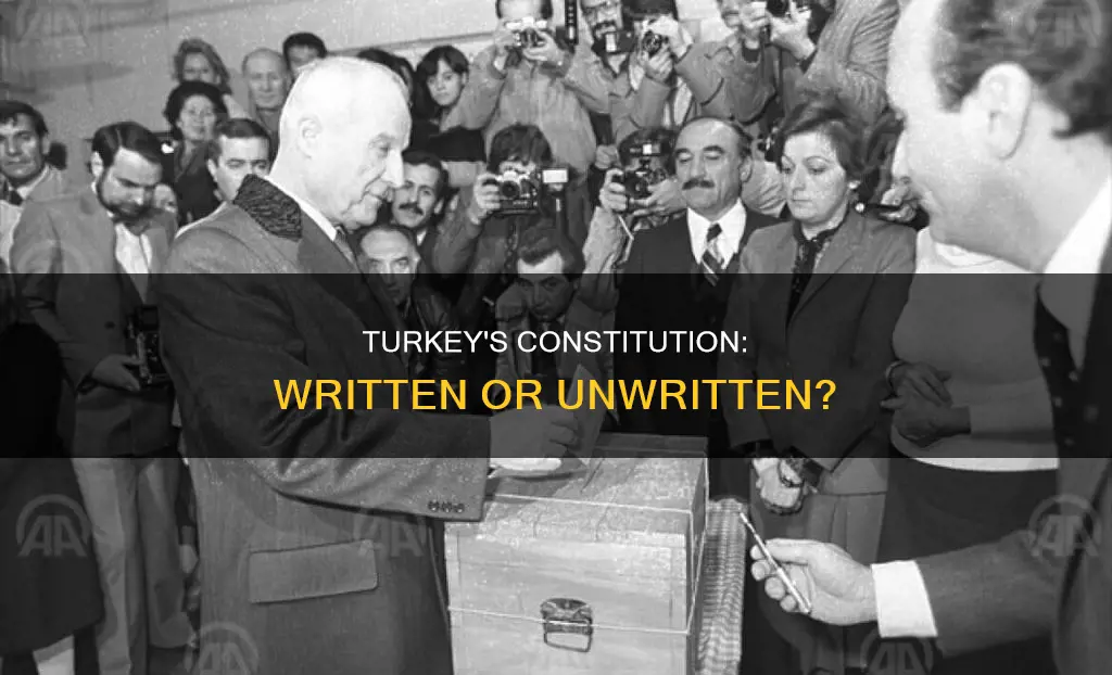 does turkey have a written constitution