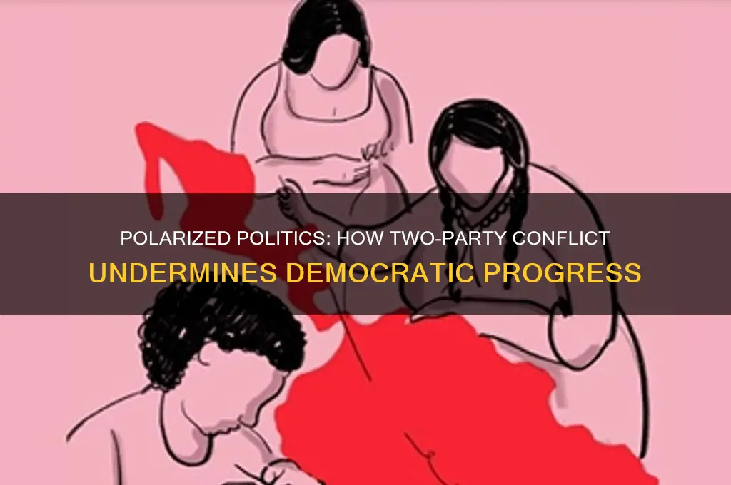 does two political parties butting heads cripple democracy