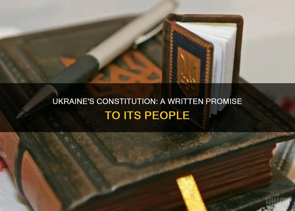 does ukraine have a written constitution