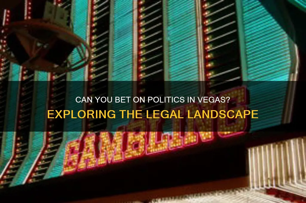 does vegas take political bets
