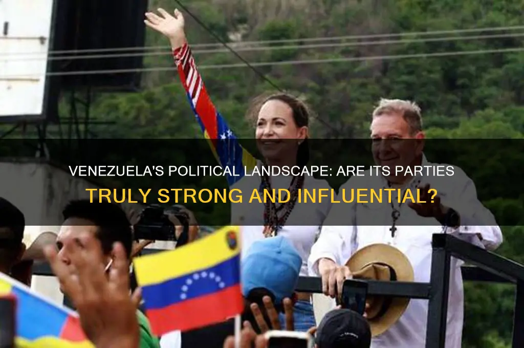 does venexuela have strong political parties