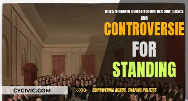 Virginia Constitution: Standing Requires Cases and Controversies