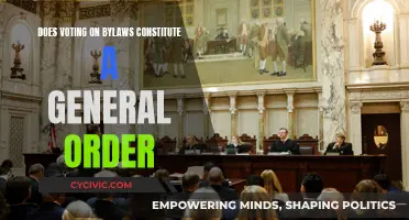 Bylaws and General Orders: What's the Voting Link?