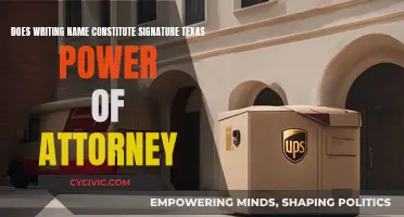 Name as Signature: Texas Power of Attorney Law