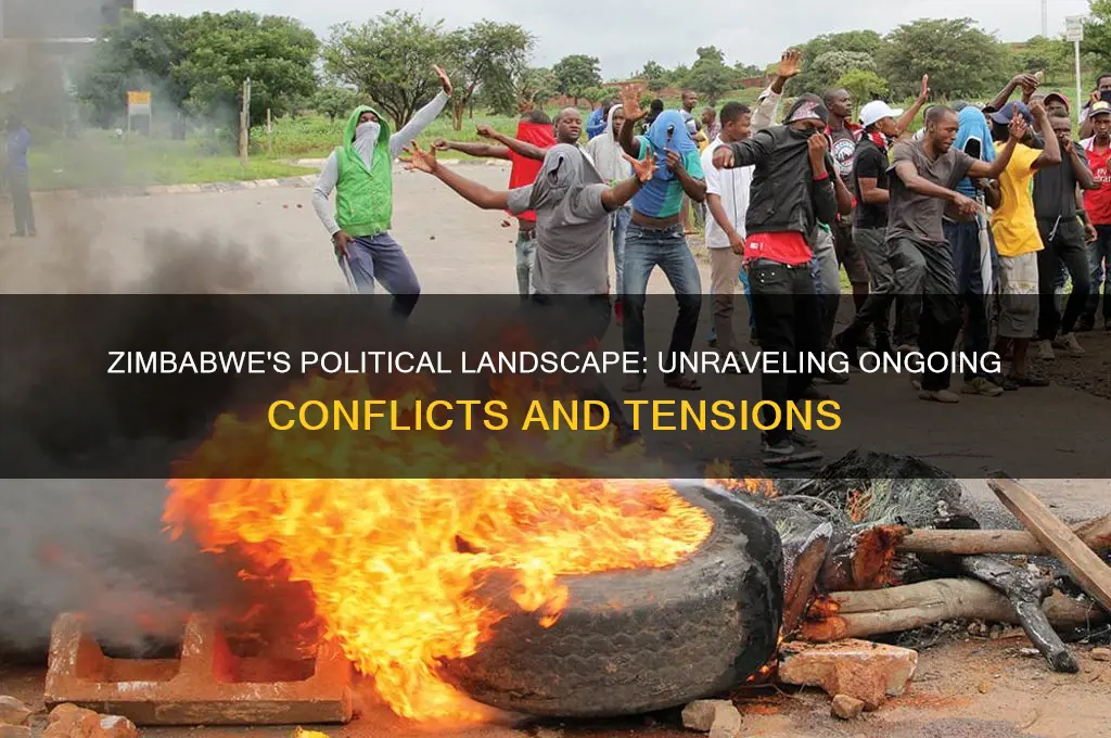 does zimbawae have political conflicts