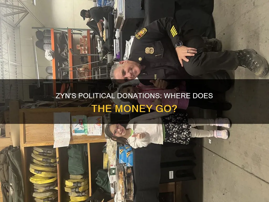 does zyn donate to political campaigns