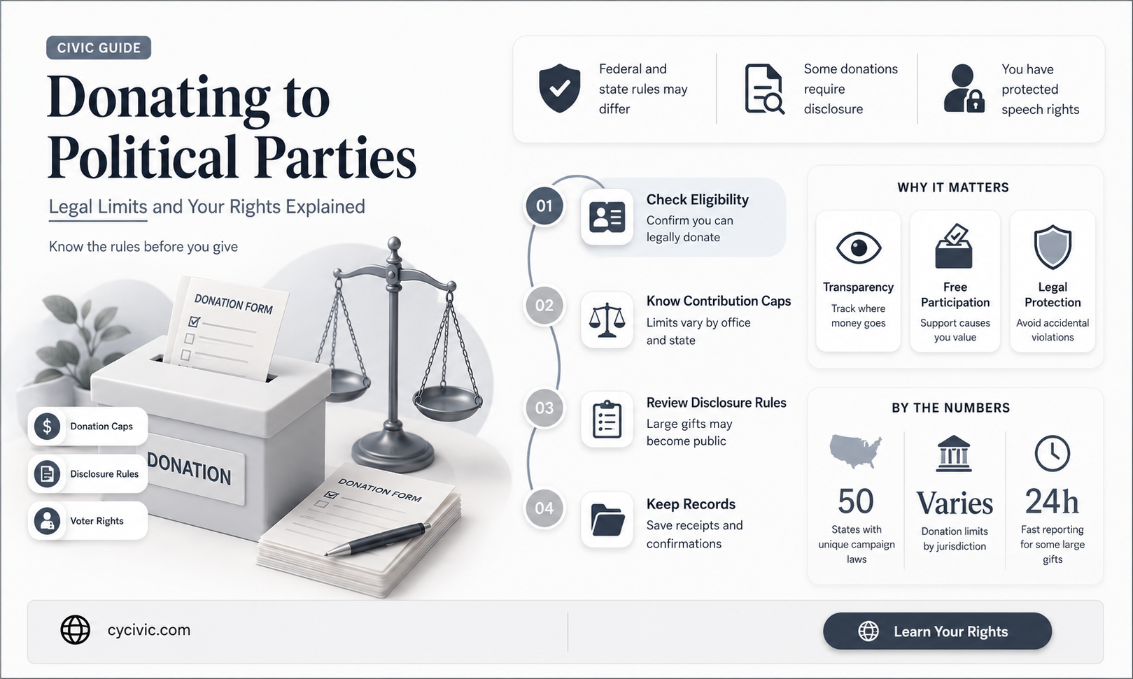 are you allowed to donate to a political party