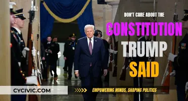 Trump's Constitution: A Dangerous Disregard for Democracy