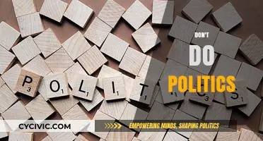 Stay Focused, Stay Neutral: Why Avoiding Politics is Wise