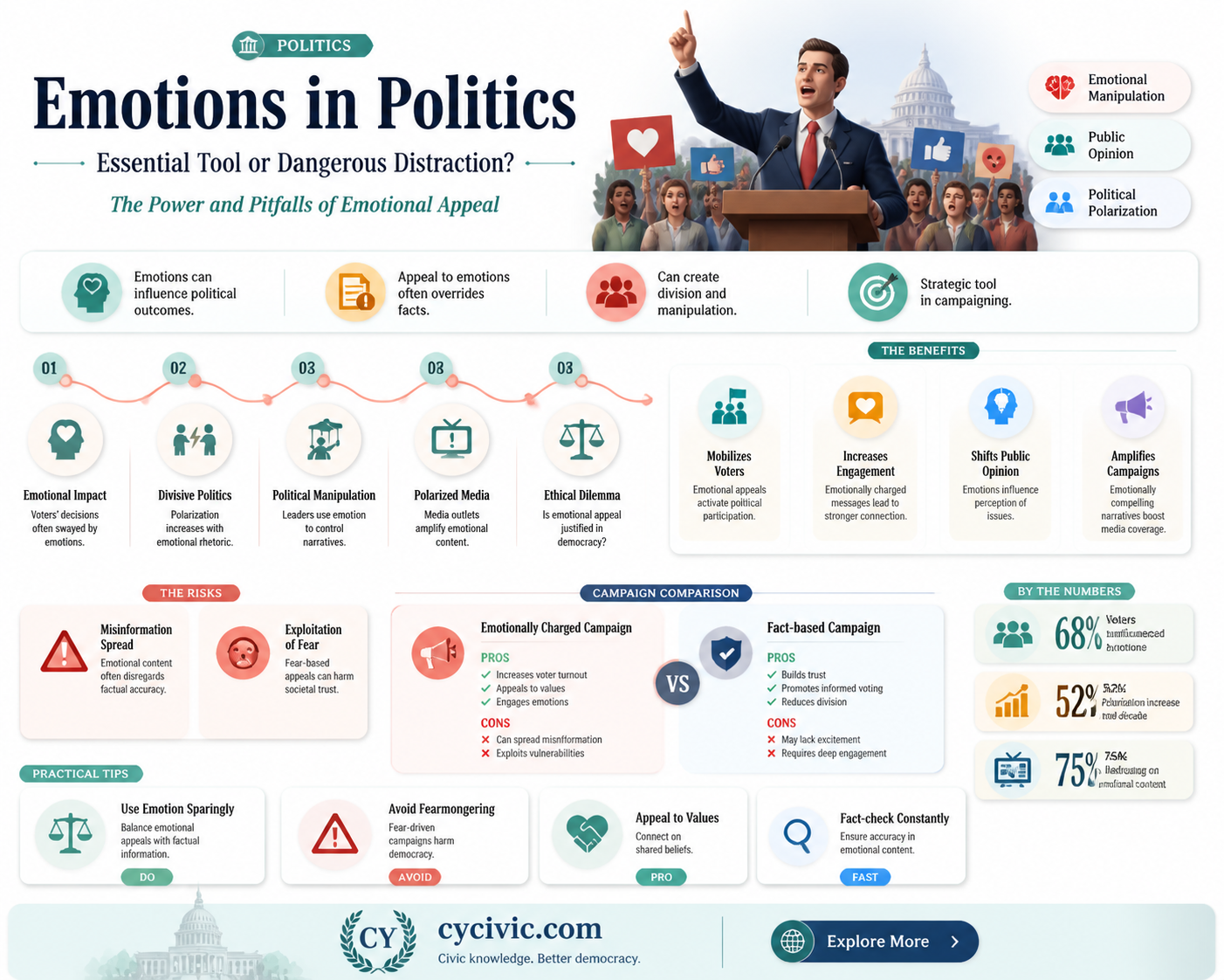 are emotions needed in politics