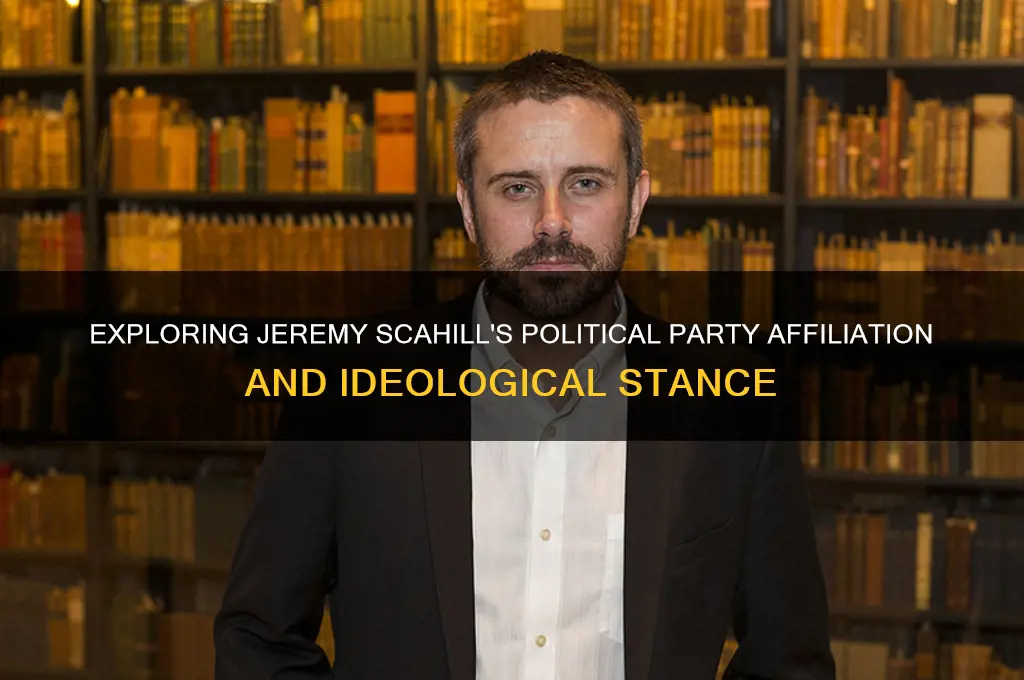es hat is jeremy scahill political party