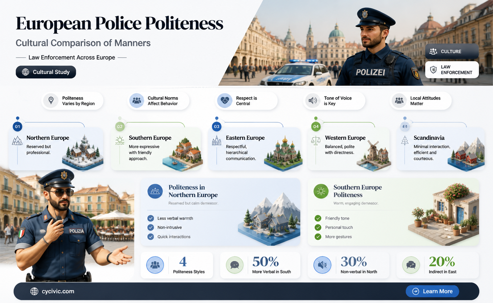 are european cops more polite