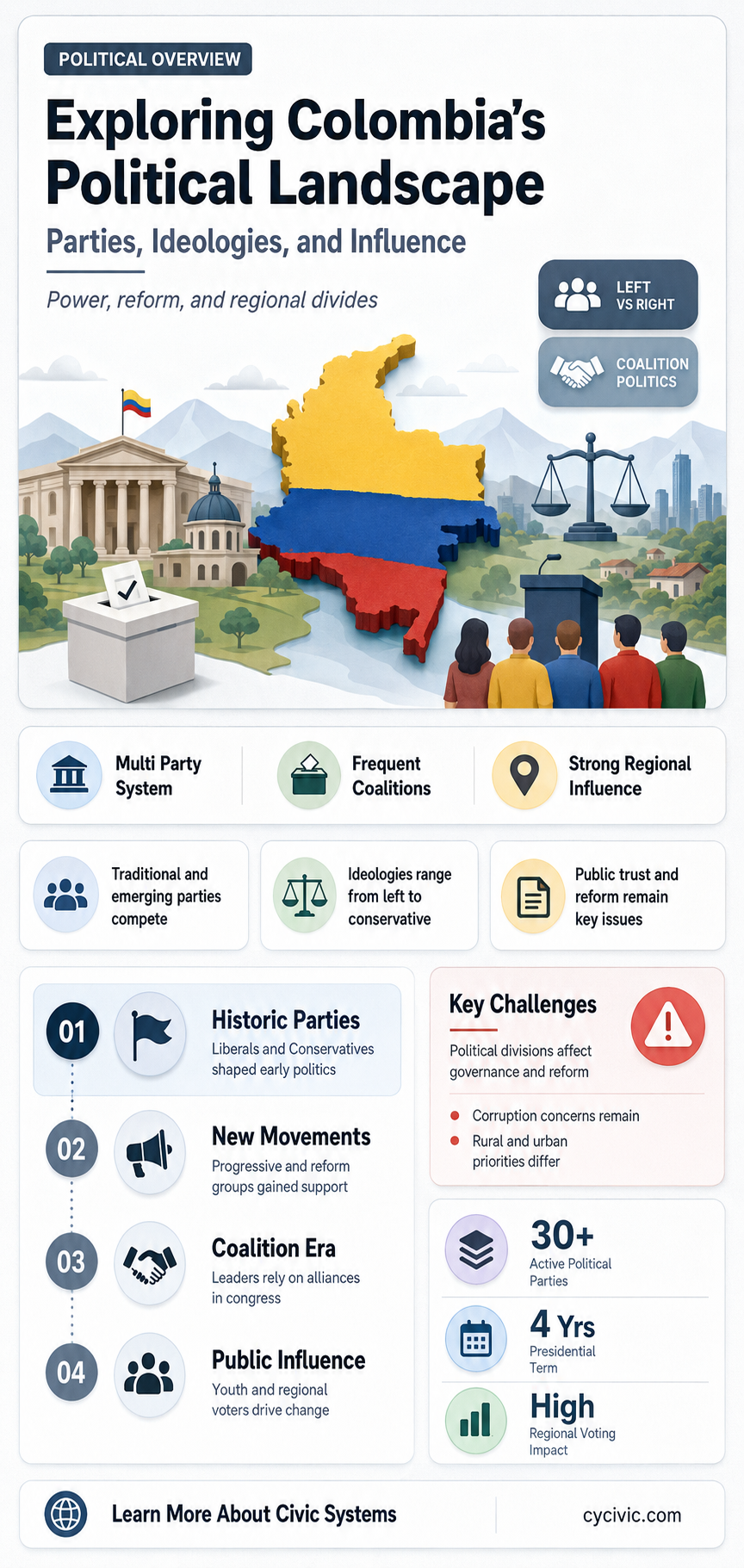 are there political parties in colombia