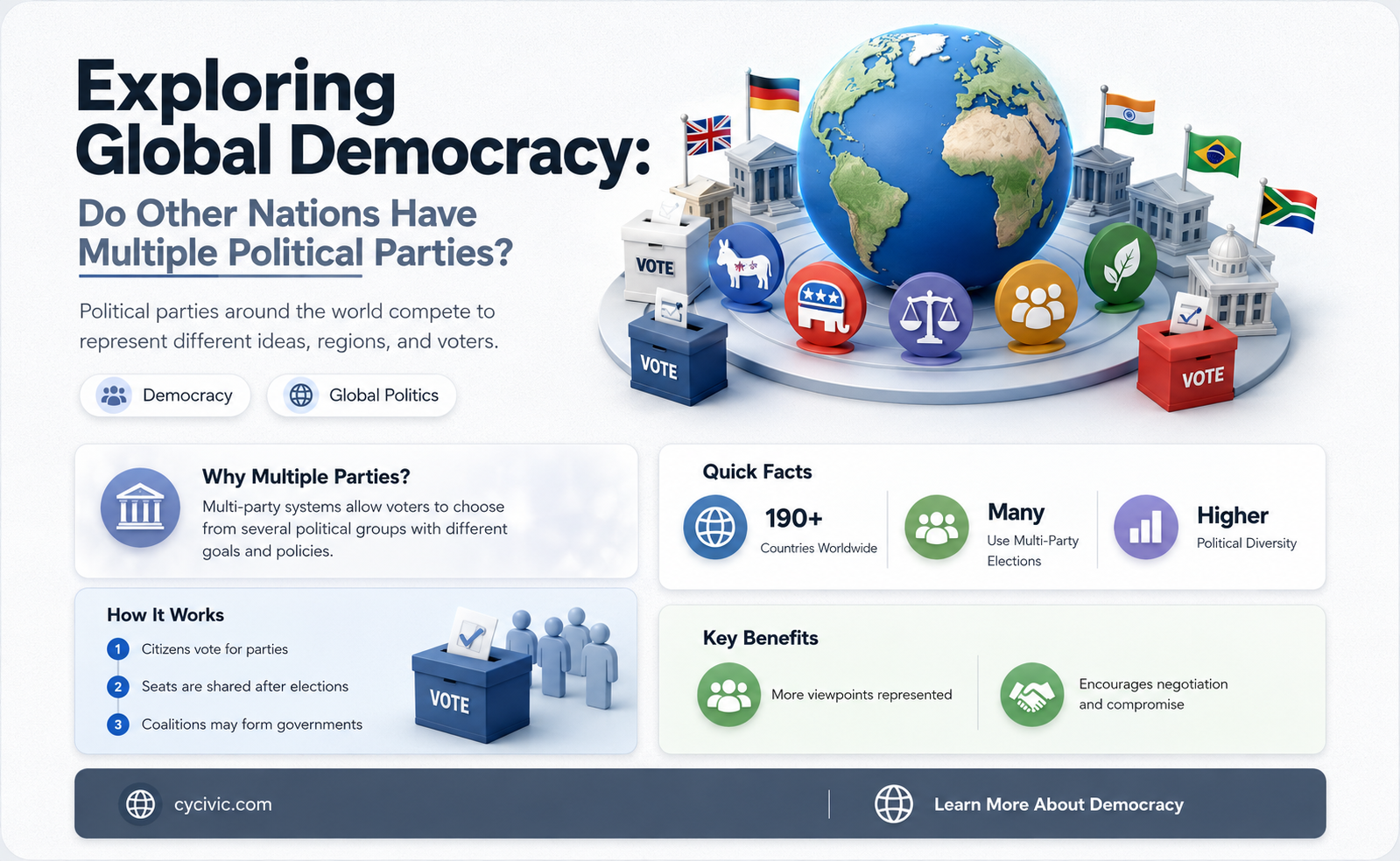 are there multiple political parties in other countries