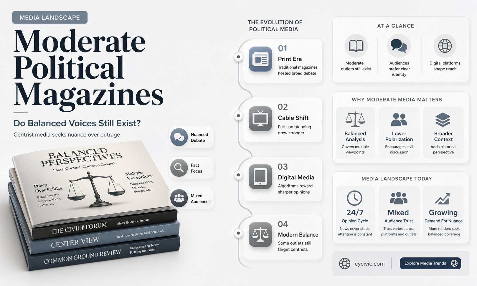 are there moderate political magazines