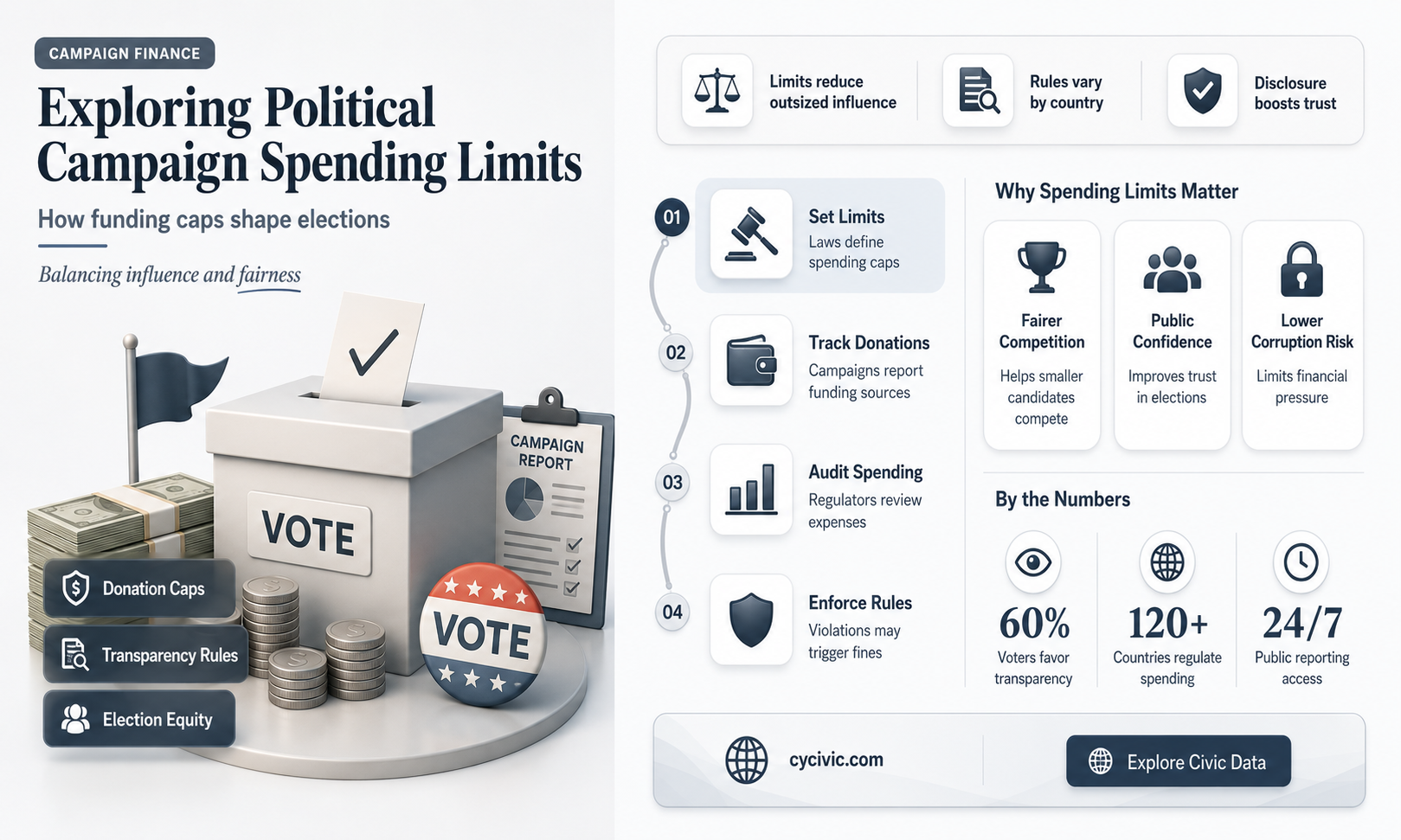 are there limits to what political campaigns can spend