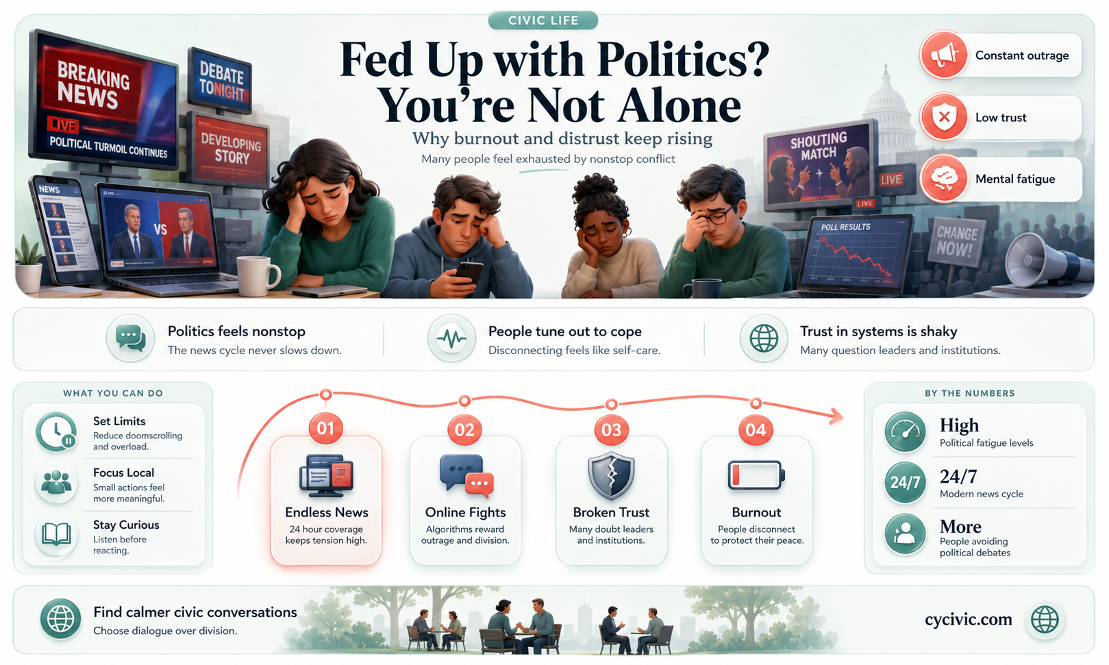 are you sick of politics