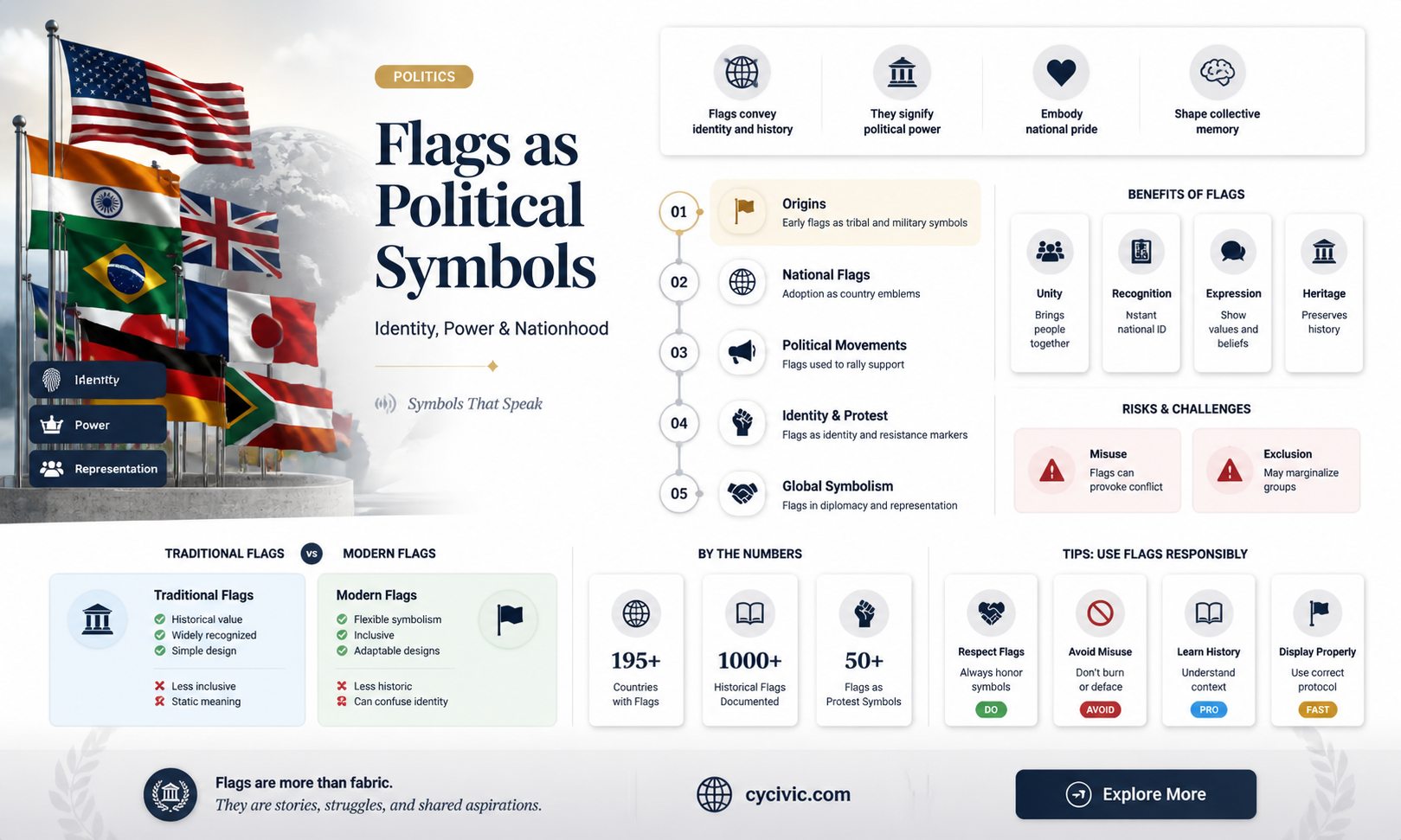 are flags political symbols