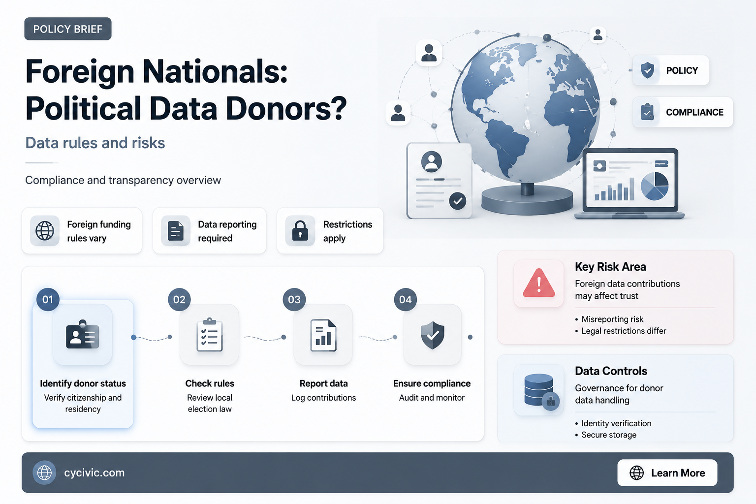 can a foreign national provide political data to campaigns