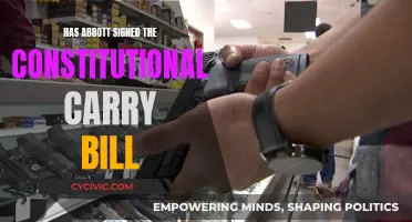 Abbott Signs Constitutional Carry Bill: What Does It Mean?