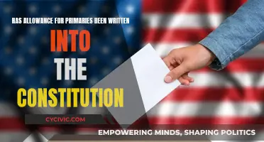 Primary Allowance: Is It in the Constitution?